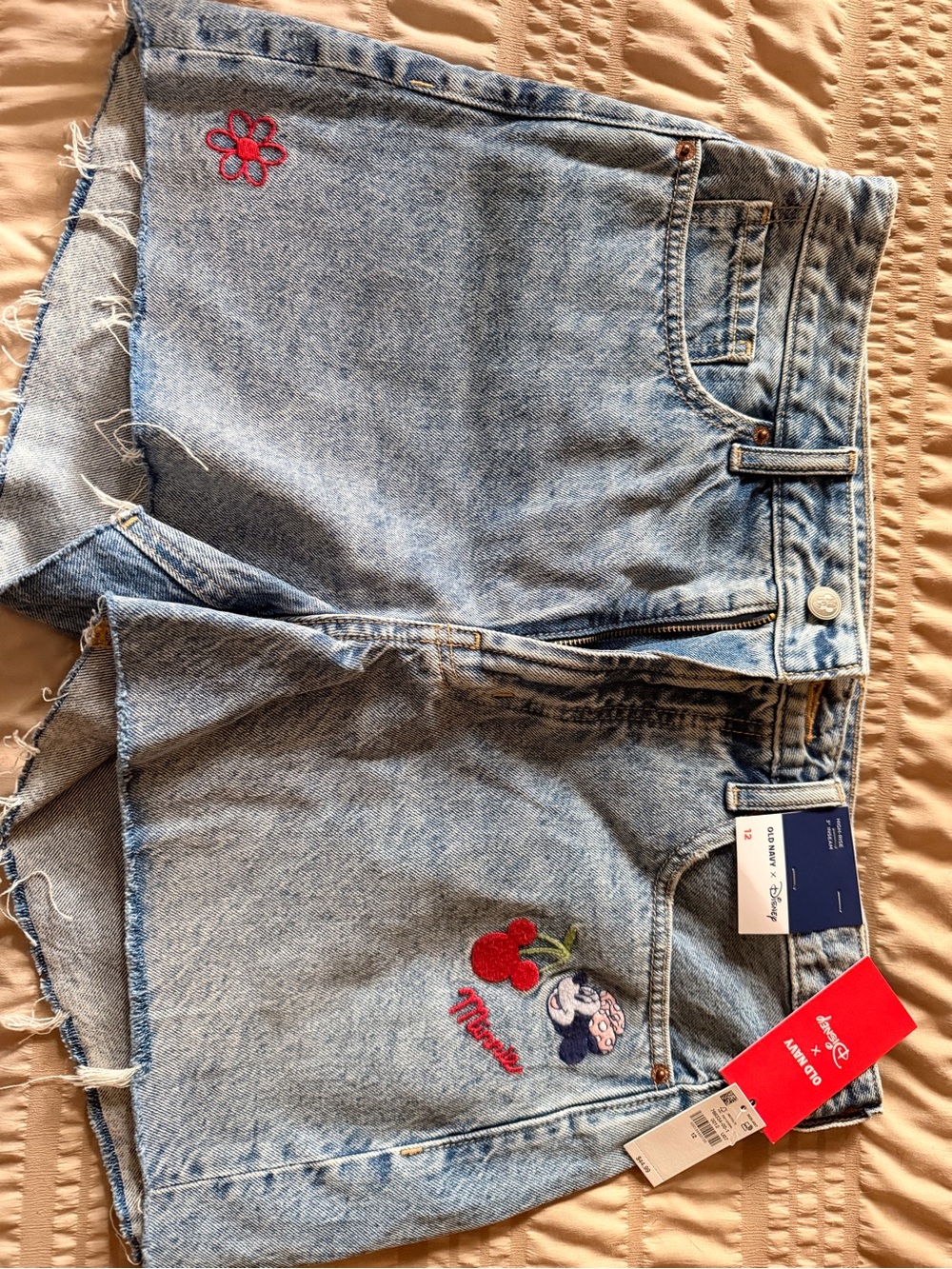 Old Navy x Disney jean shorts